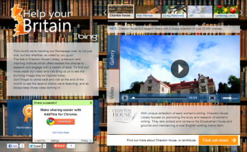 Bing Britain homepage