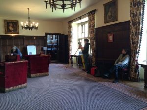 Jefferiss Mathews surveying the Great Hall at Chawton House Library