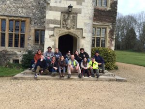 Figure 1: Team photo of all staff and students from the end of our last working day.