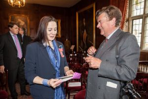 Dr Sandy Lerner and CHL trustee, Mr Richard Knight