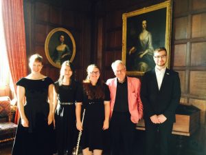 Professor David Owen Norris and the talented music students from the University of Southampton who performed on 16 July.
