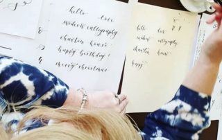 Modern Calligraphy Workshop at Chawton House