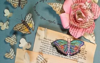 Pages in Flight - Paint, Petals and Prose